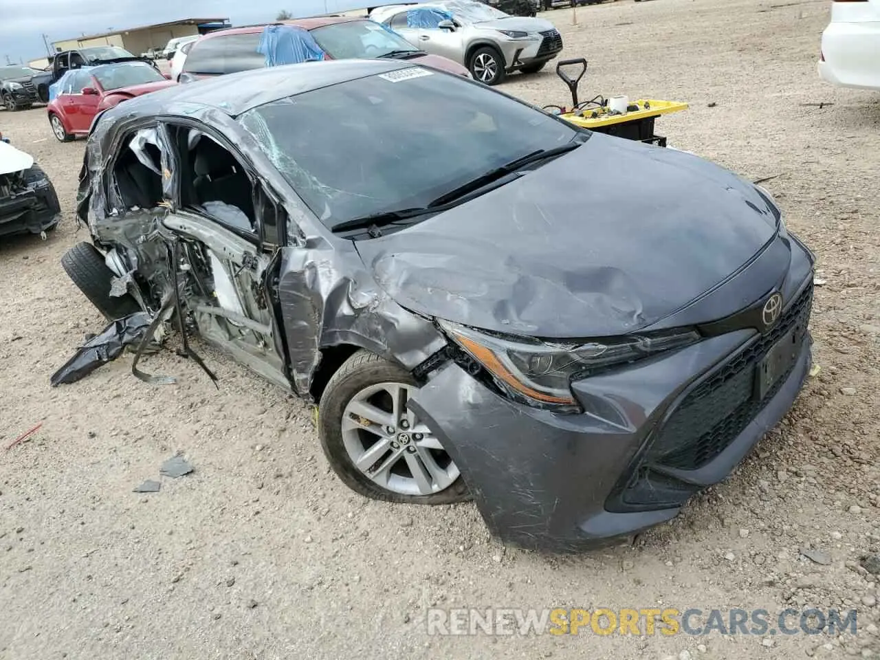4 Фотография поврежденного автомобиля JTND4MBE2N3180198 TOYOTA COROLLA 2022