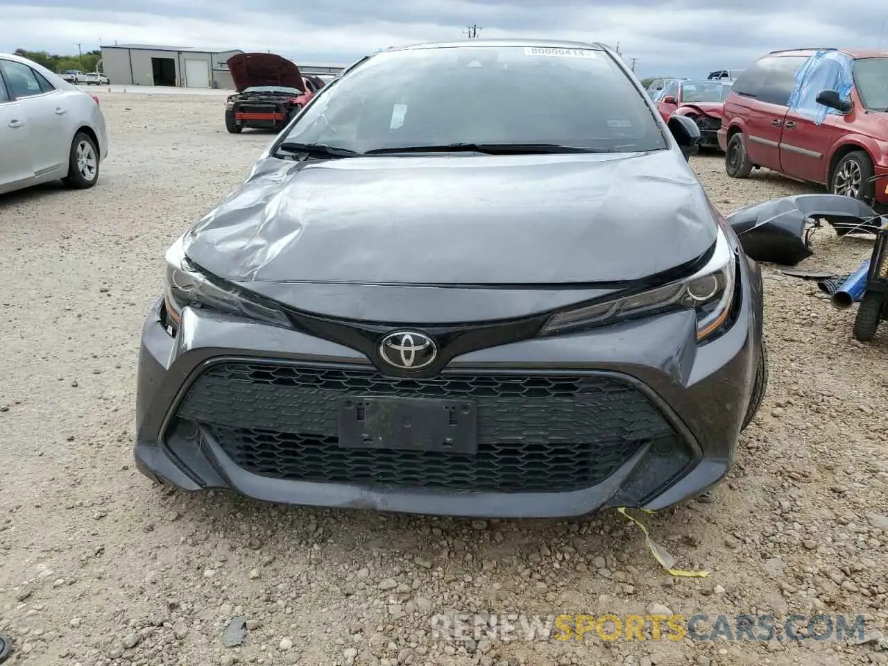5 Фотография поврежденного автомобиля JTND4MBE2N3180198 TOYOTA COROLLA 2022