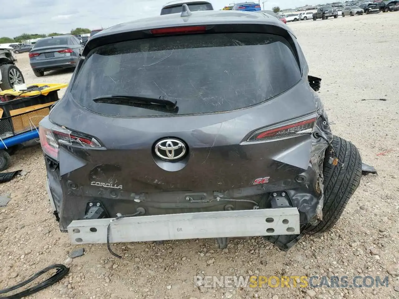6 Фотография поврежденного автомобиля JTND4MBE2N3180198 TOYOTA COROLLA 2022