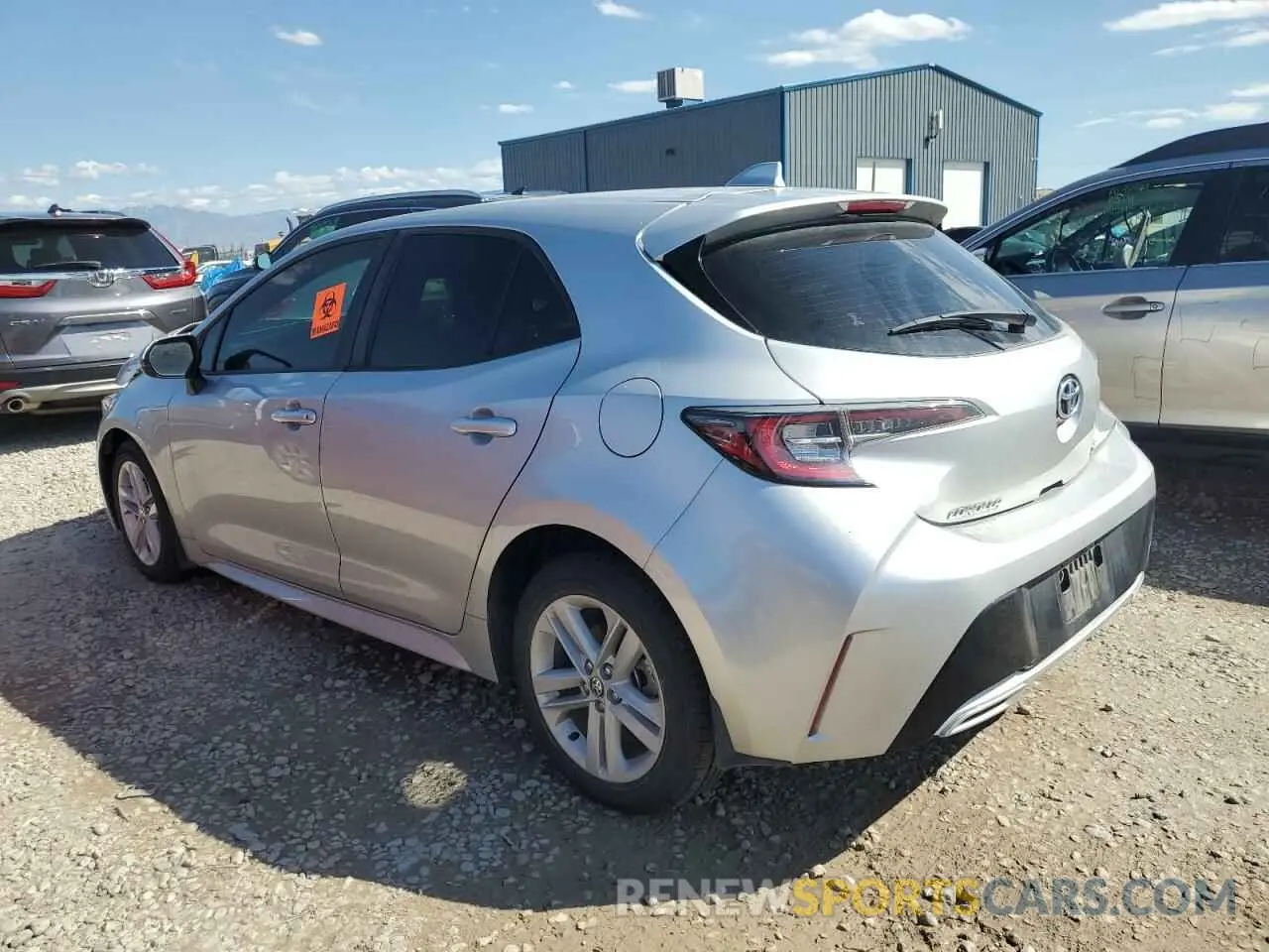 2 Фотография поврежденного автомобиля JTND4MBE3N3148067 TOYOTA COROLLA 2022