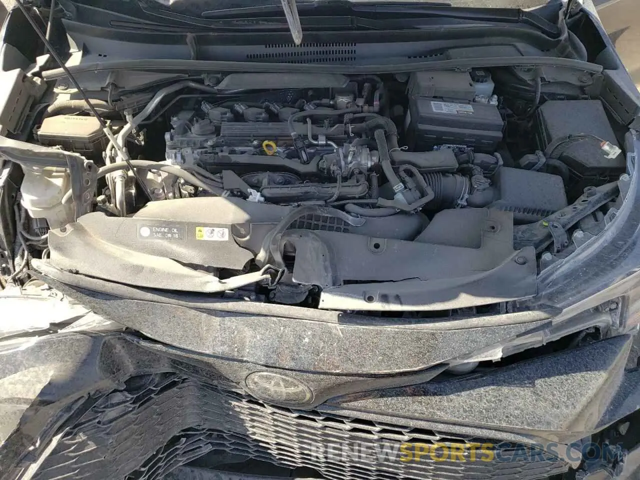 11 Фотография поврежденного автомобиля JTND4MBE3N3155424 TOYOTA COROLLA 2022