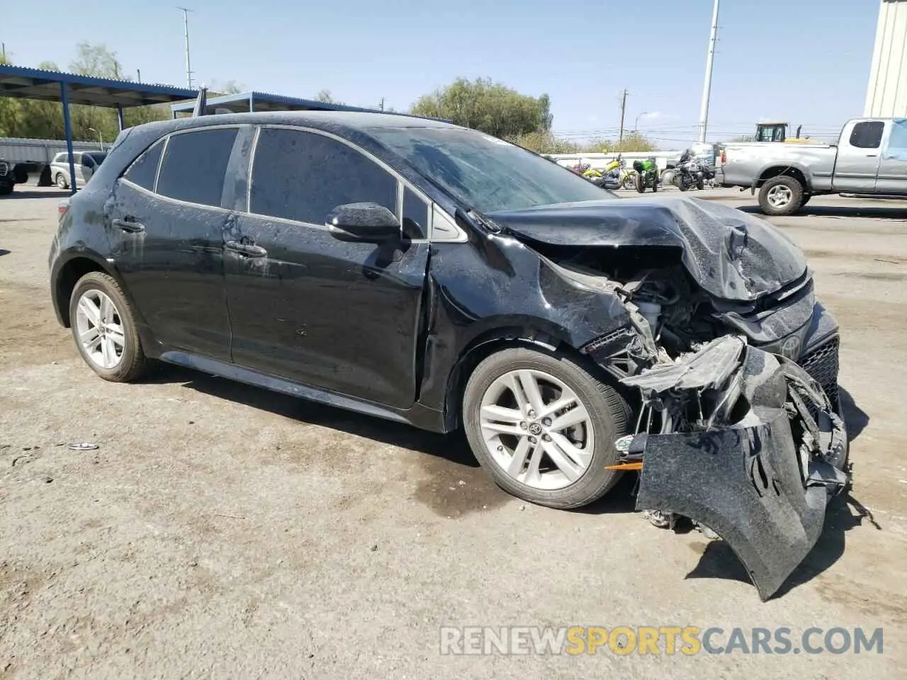 4 Фотография поврежденного автомобиля JTND4MBE3N3155424 TOYOTA COROLLA 2022
