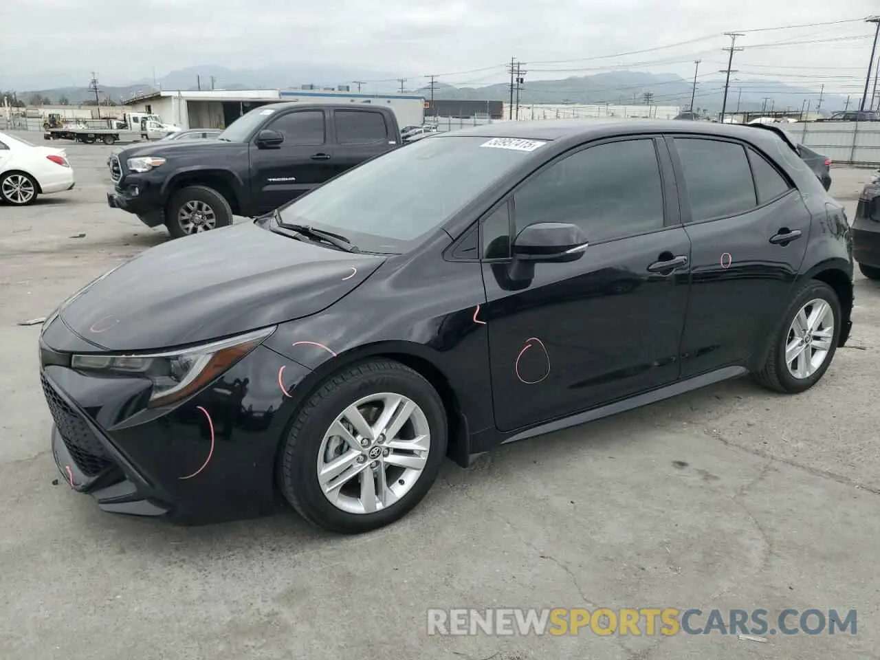 1 Photograph of a damaged car JTND4MBE3N3163054 TOYOTA COROLLA 2022
