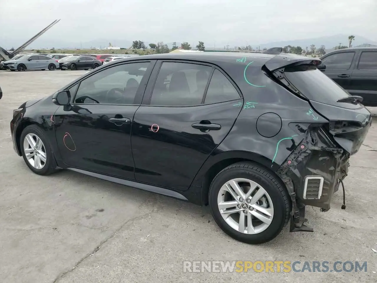 2 Photograph of a damaged car JTND4MBE3N3163054 TOYOTA COROLLA 2022