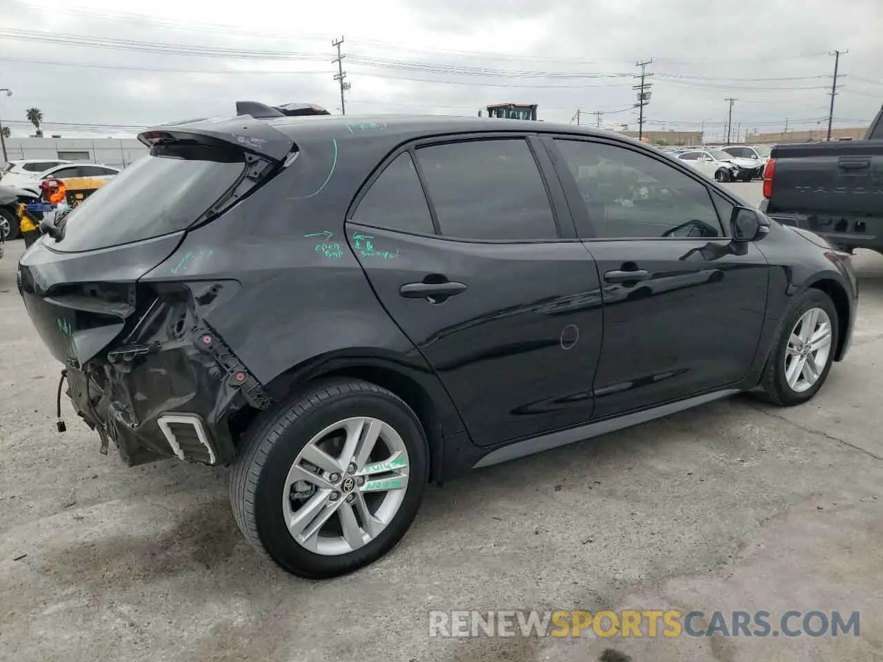 3 Photograph of a damaged car JTND4MBE3N3163054 TOYOTA COROLLA 2022