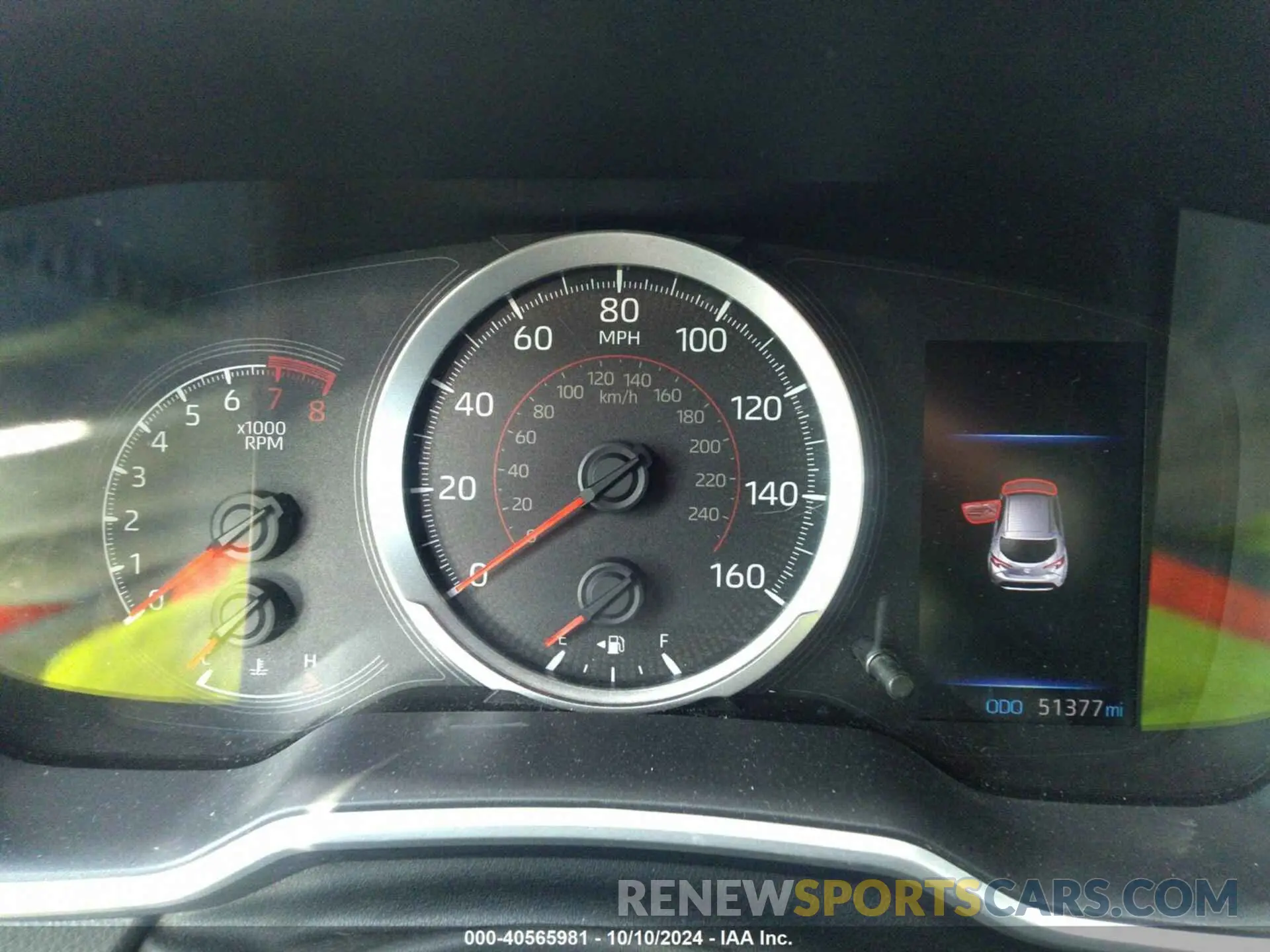 7 Фотография поврежденного автомобиля JTND4MBE4N3150989 TOYOTA COROLLA 2022