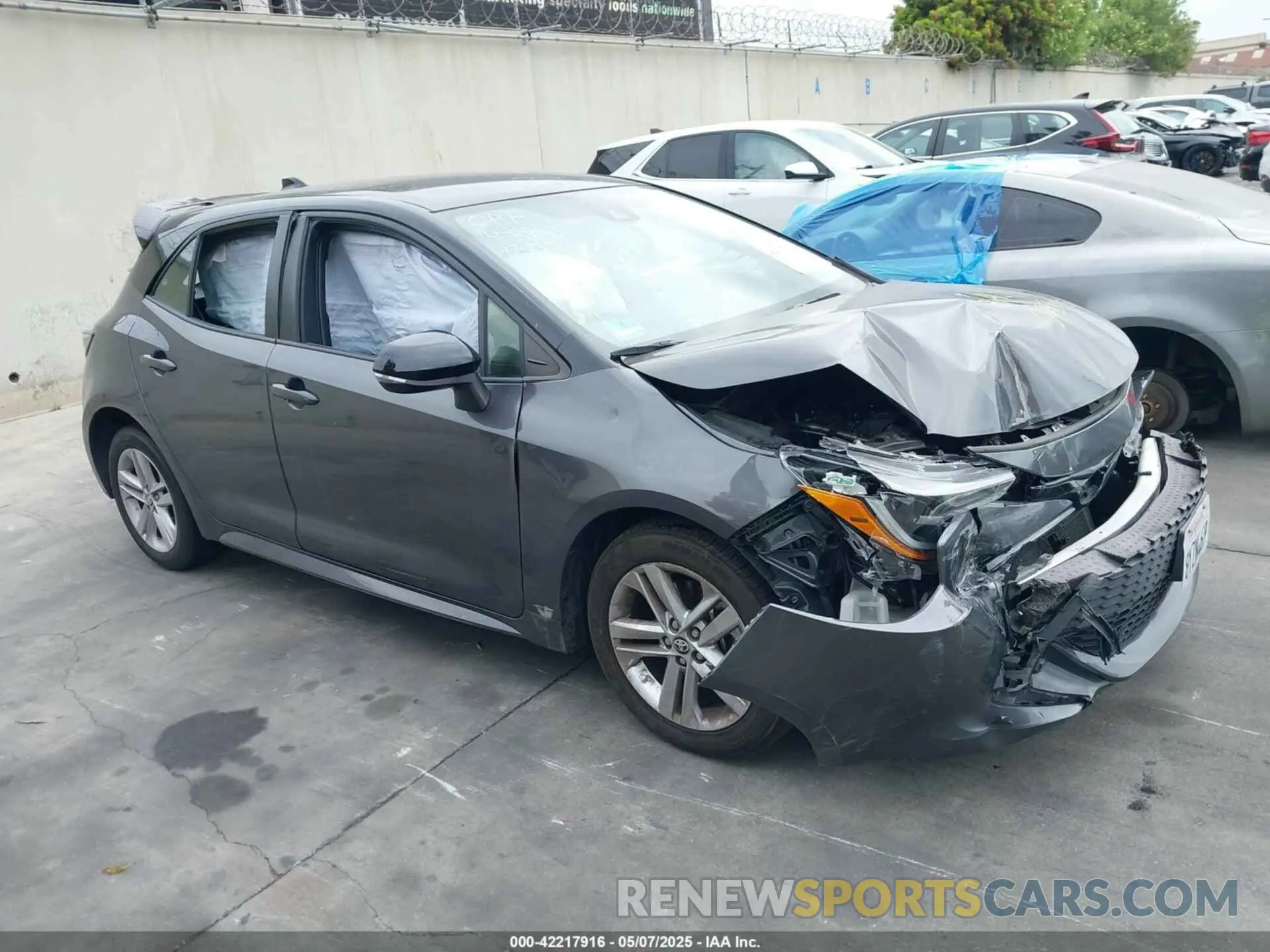 1 Photograph of a damaged car JTND4MBE5N3157532 TOYOTA COROLLA 2022