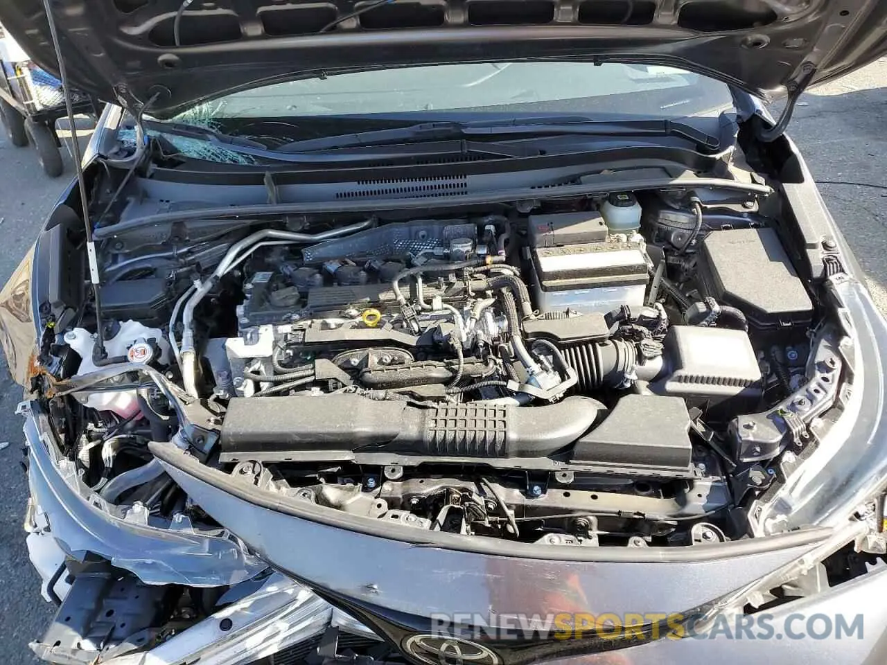 11 Фотография поврежденного автомобиля JTND4MBE5N3172774 TOYOTA COROLLA 2022