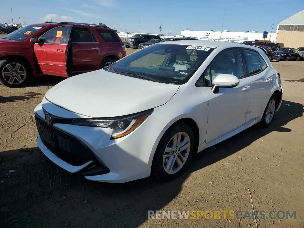 1 Фотография поврежденного автомобиля JTND4MBE5N3190336 TOYOTA COROLLA 2022