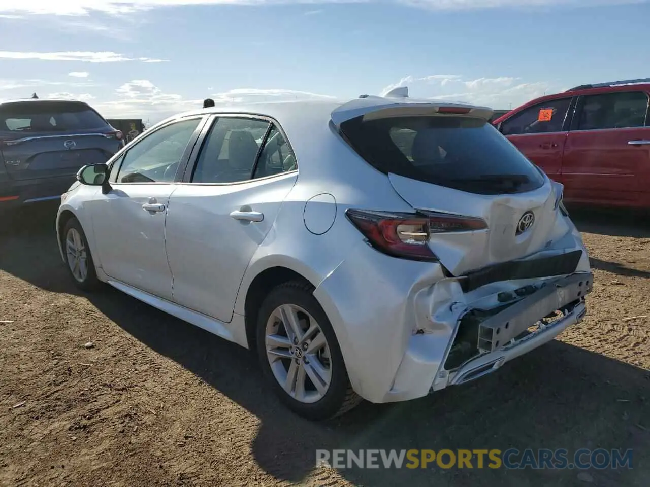 2 Фотография поврежденного автомобиля JTND4MBE5N3190336 TOYOTA COROLLA 2022