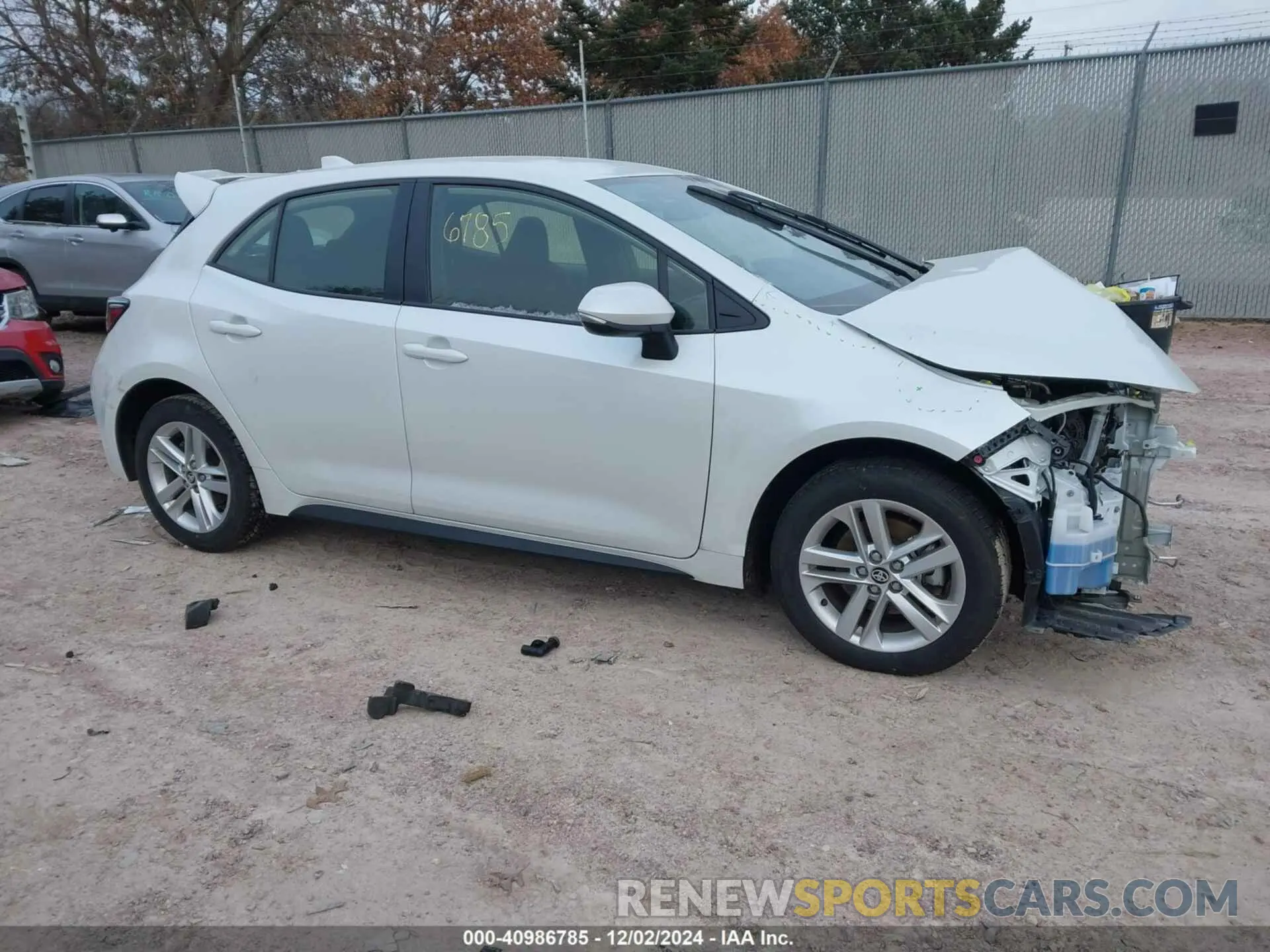 1 Photograph of a damaged car JTND4MBE6N3153098 TOYOTA COROLLA 2022