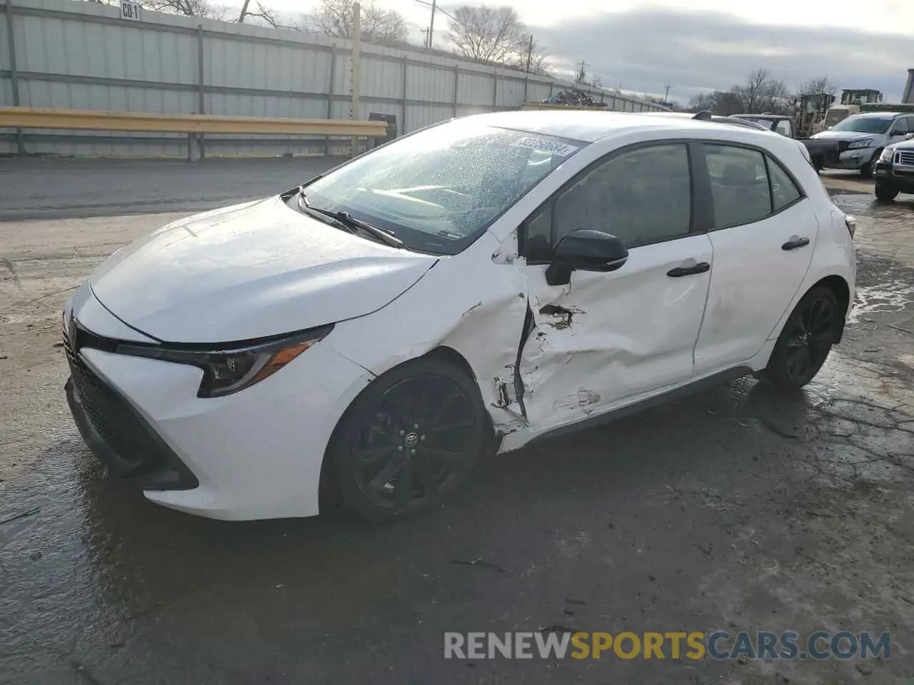 1 Photograph of a damaged car JTND4MBE7N3162036 TOYOTA COROLLA 2022