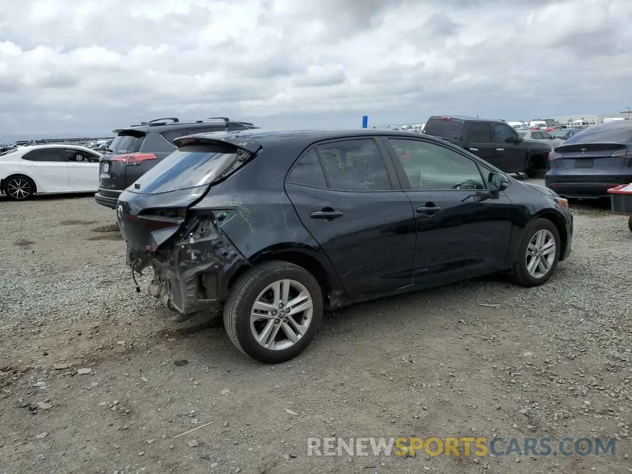 3 Photograph of a damaged car JTND4MBE8N3155502 TOYOTA COROLLA 2022