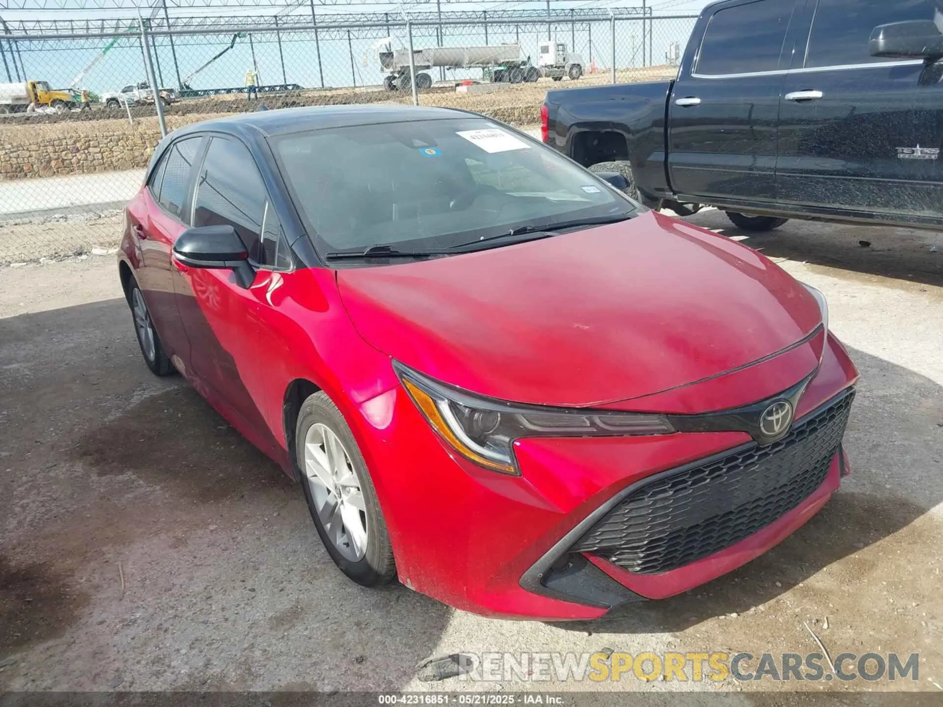 1 Photograph of a damaged car JTND4MBE8N3187270 TOYOTA COROLLA 2022