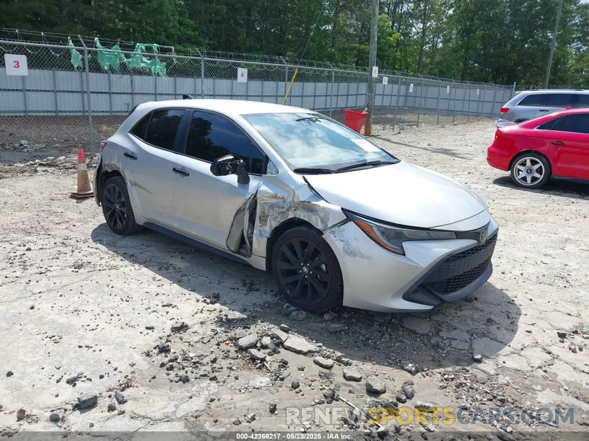 1 Фотография поврежденного автомобиля JTND4MBE8N3189357 TOYOTA COROLLA 2022