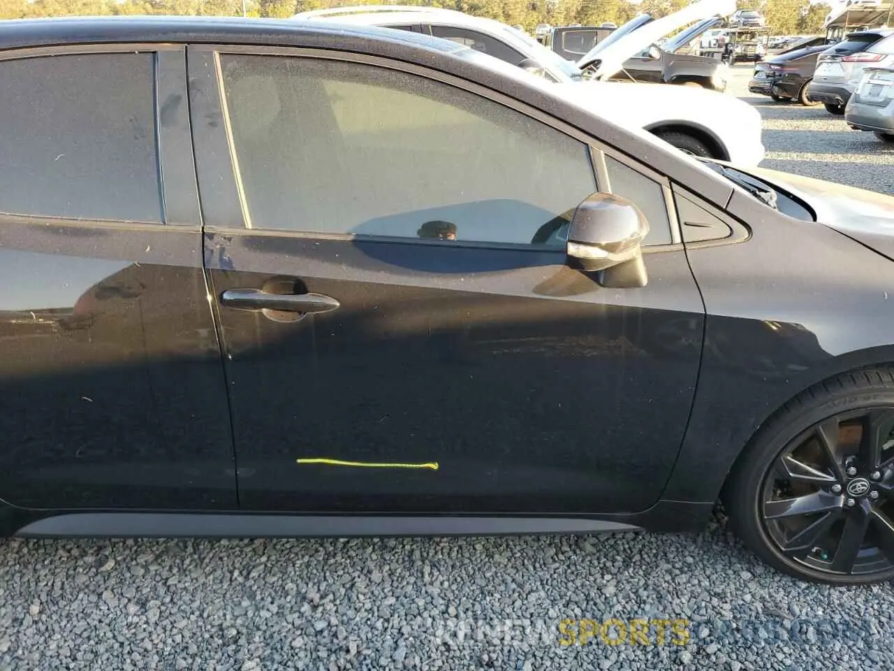 12 Фотография поврежденного автомобиля JTND4MBE8N3190413 TOYOTA COROLLA 2022