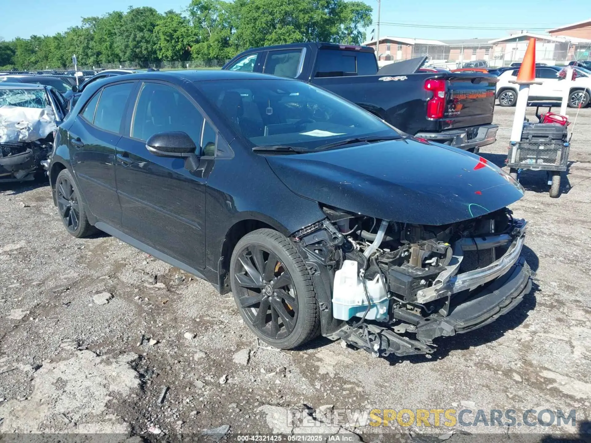 1 Фотография поврежденного автомобиля JTND4MBE9N3169747 TOYOTA COROLLA 2022