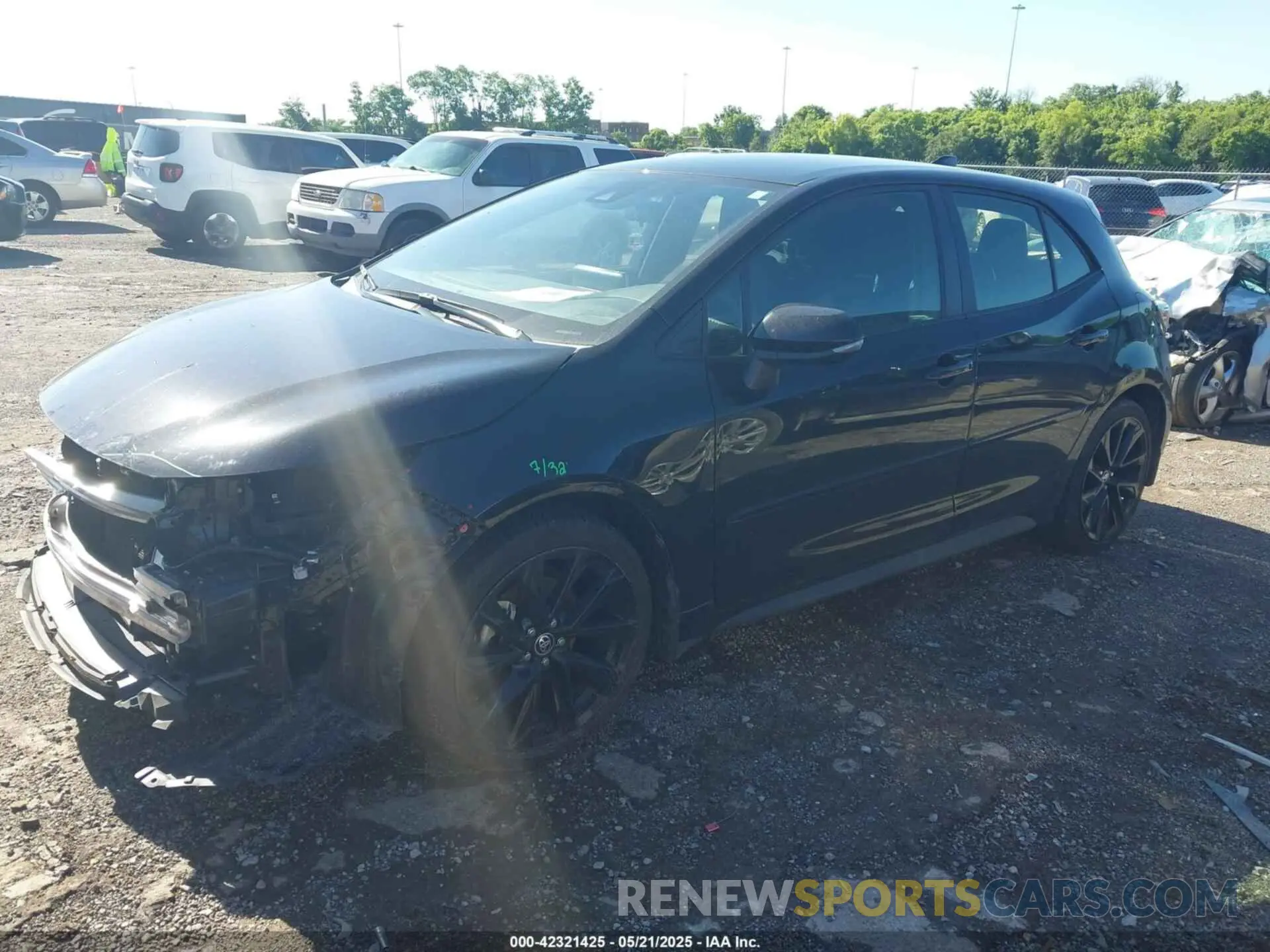 2 Фотография поврежденного автомобиля JTND4MBE9N3169747 TOYOTA COROLLA 2022