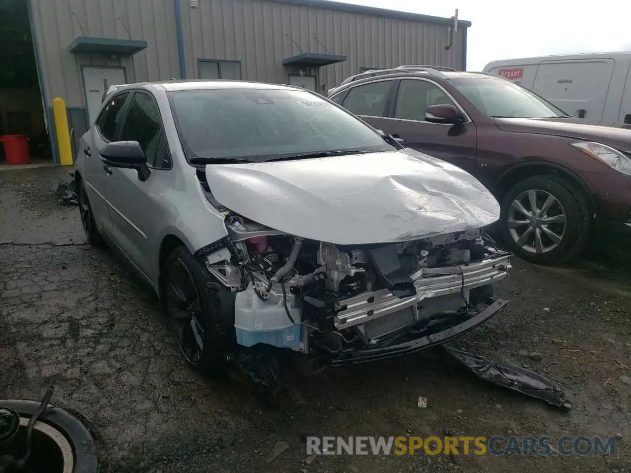 1 Photograph of a damaged car JTND4MBEXN3166243 TOYOTA COROLLA 2022