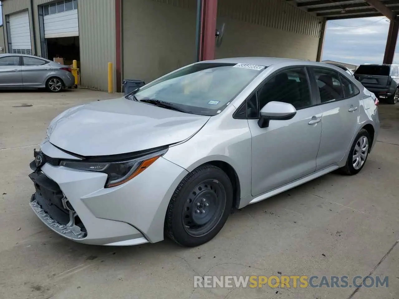 1 Photograph of a damaged car 5YFB4MDE0PP013678 TOYOTA COROLLA 2023