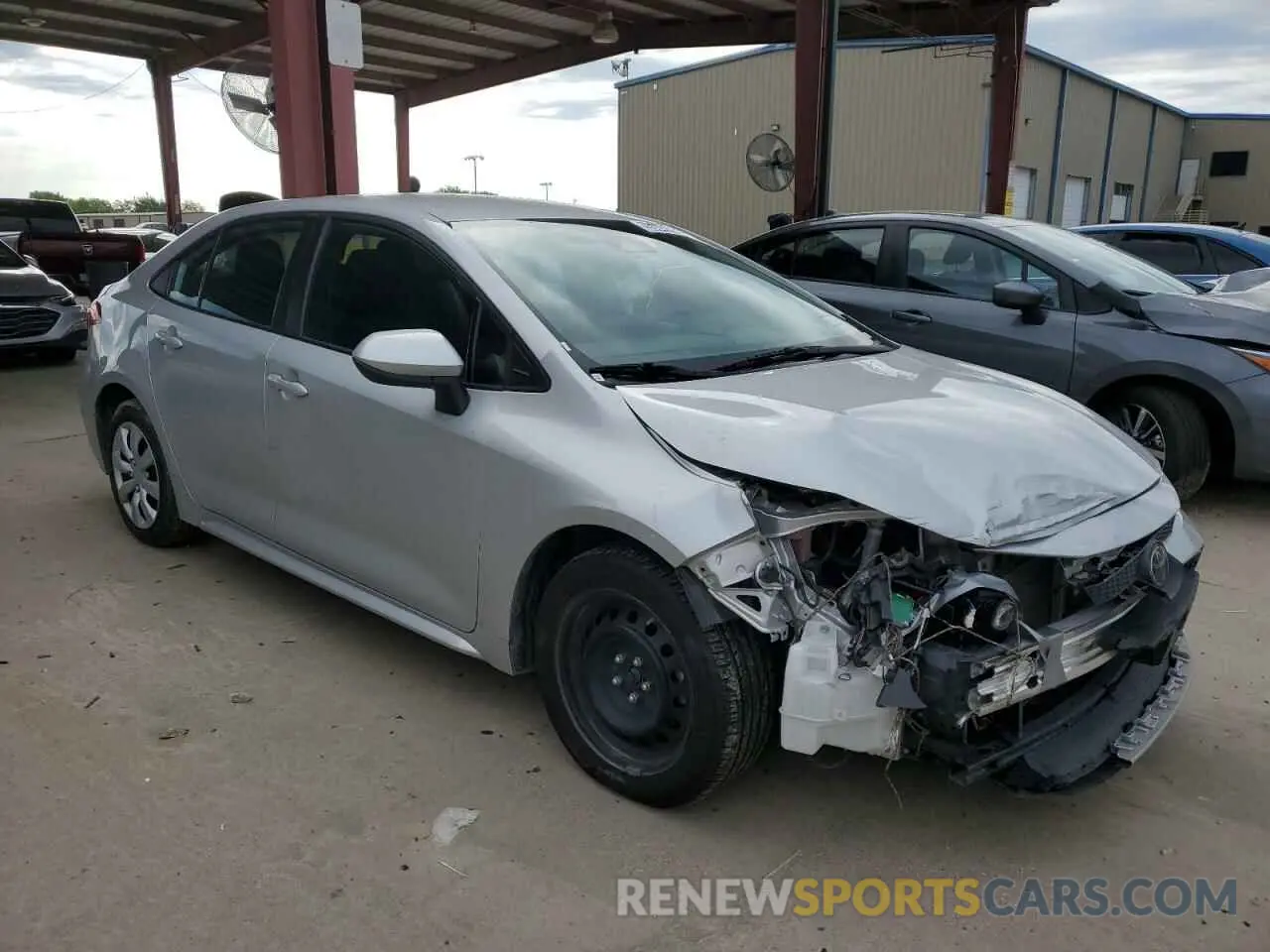 4 Photograph of a damaged car 5YFB4MDE0PP013678 TOYOTA COROLLA 2023