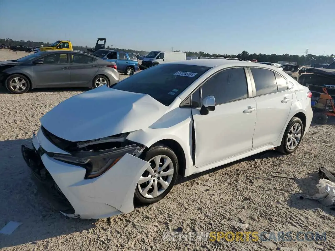1 Photograph of a damaged car 5YFB4MDE0PP014720 TOYOTA COROLLA 2023