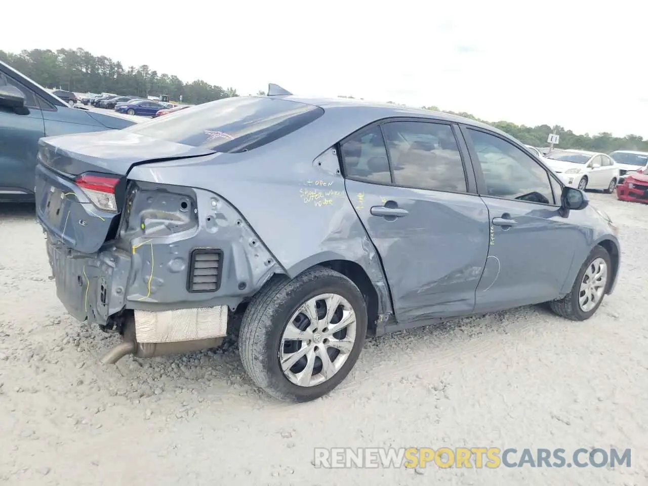 3 Photograph of a damaged car 5YFB4MDE0PP046096 TOYOTA COROLLA 2023