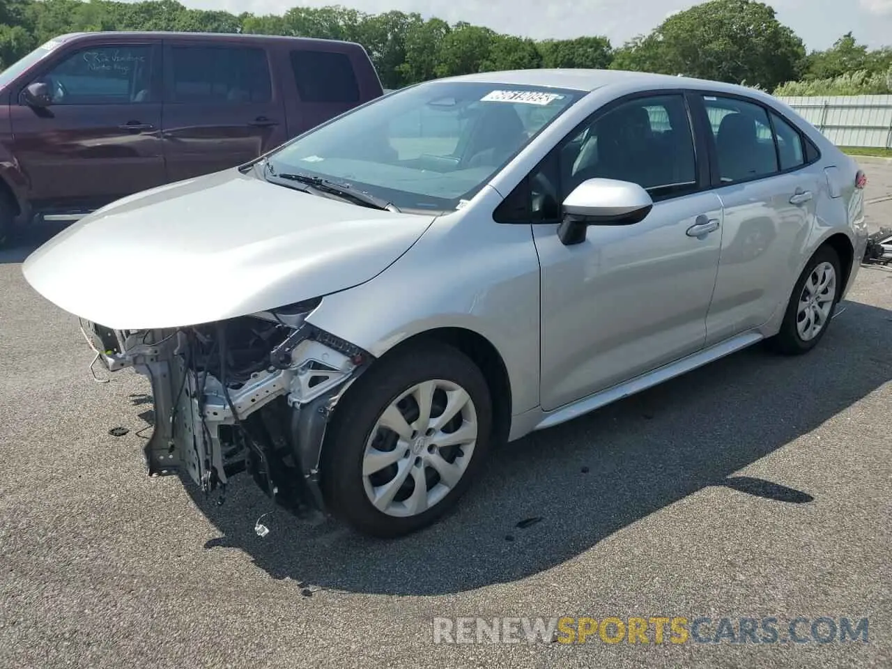 1 Photograph of a damaged car 5YFB4MDE0PP048155 TOYOTA COROLLA 2023