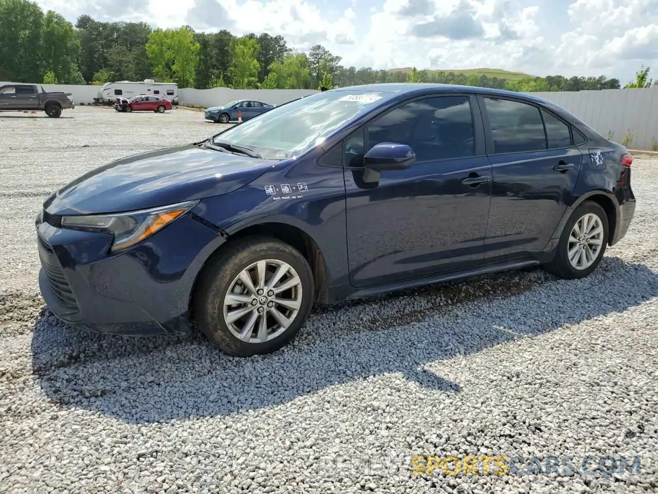 1 Photograph of a damaged car 5YFB4MDE0PP051699 TOYOTA COROLLA 2023