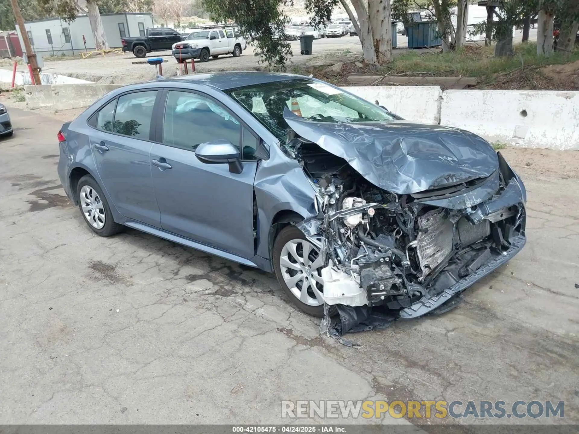 1 Photograph of a damaged car 5YFB4MDE0PP053954 TOYOTA COROLLA 2023