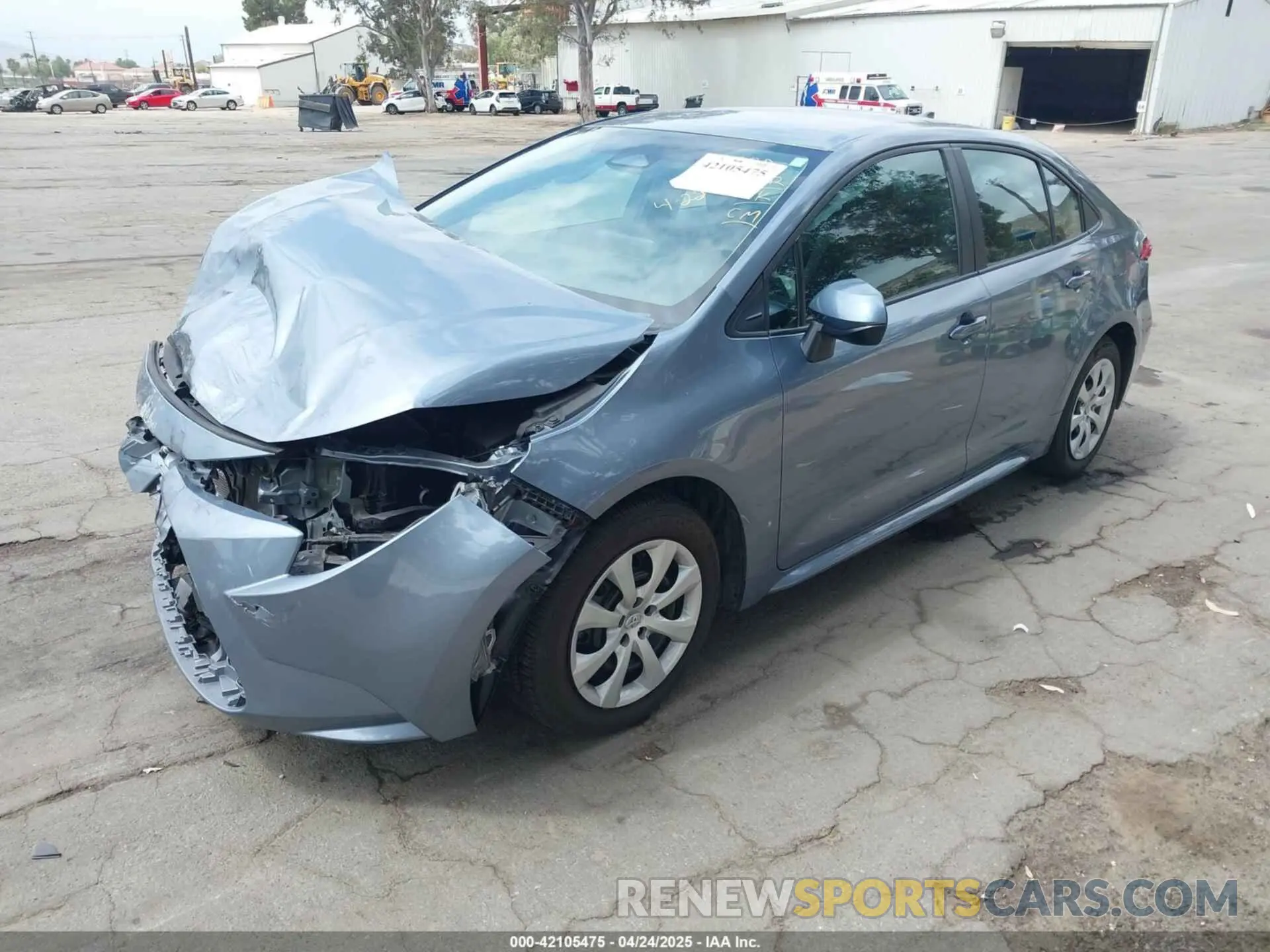 2 Photograph of a damaged car 5YFB4MDE0PP053954 TOYOTA COROLLA 2023