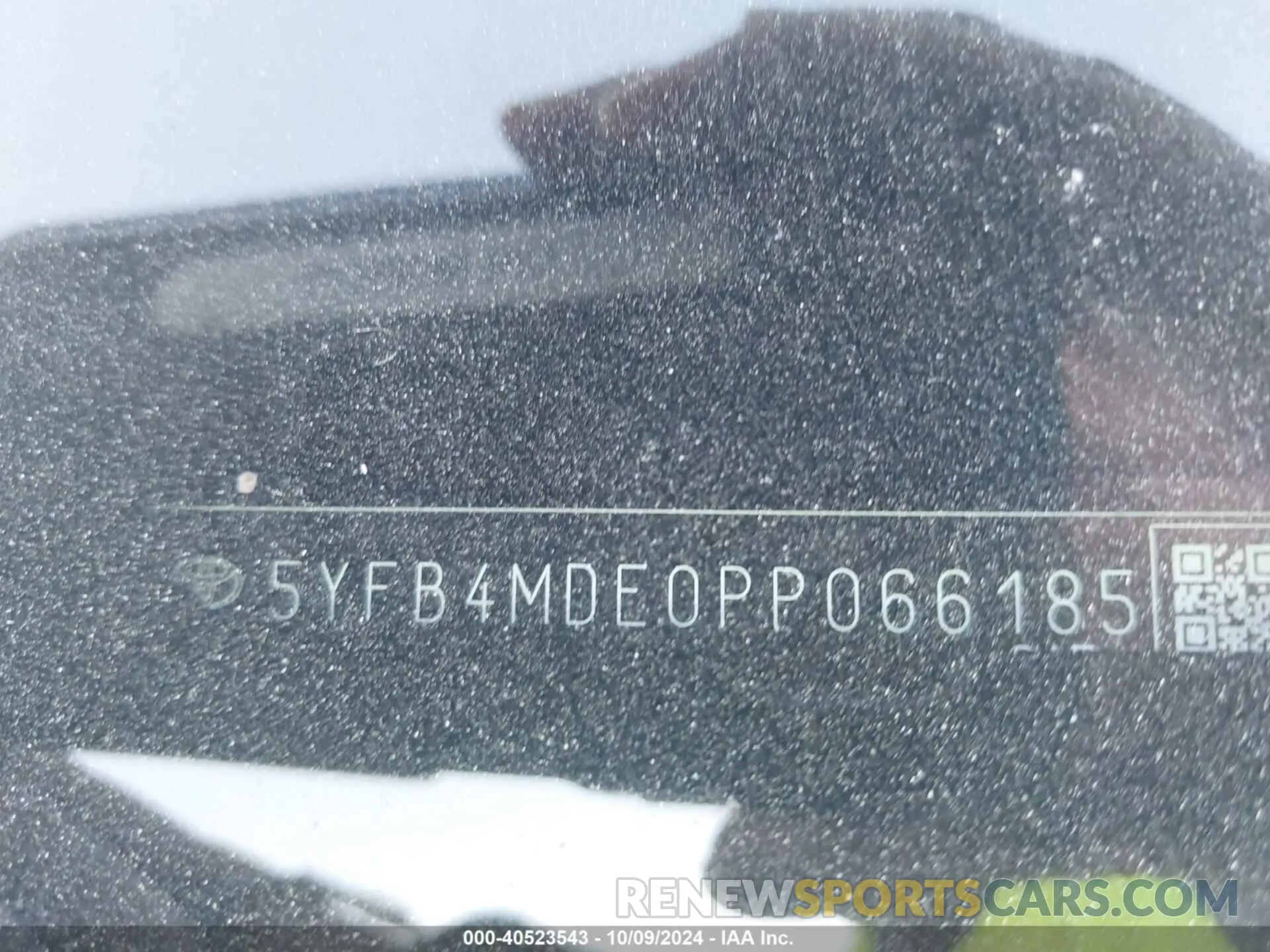 9 Photograph of a damaged car 5YFB4MDE0PP066185 TOYOTA COROLLA 2023