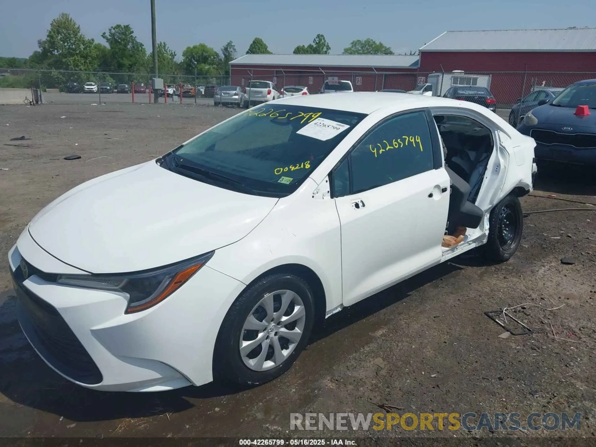 2 Photograph of a damaged car 5YFB4MDE1PP009218 TOYOTA COROLLA 2023