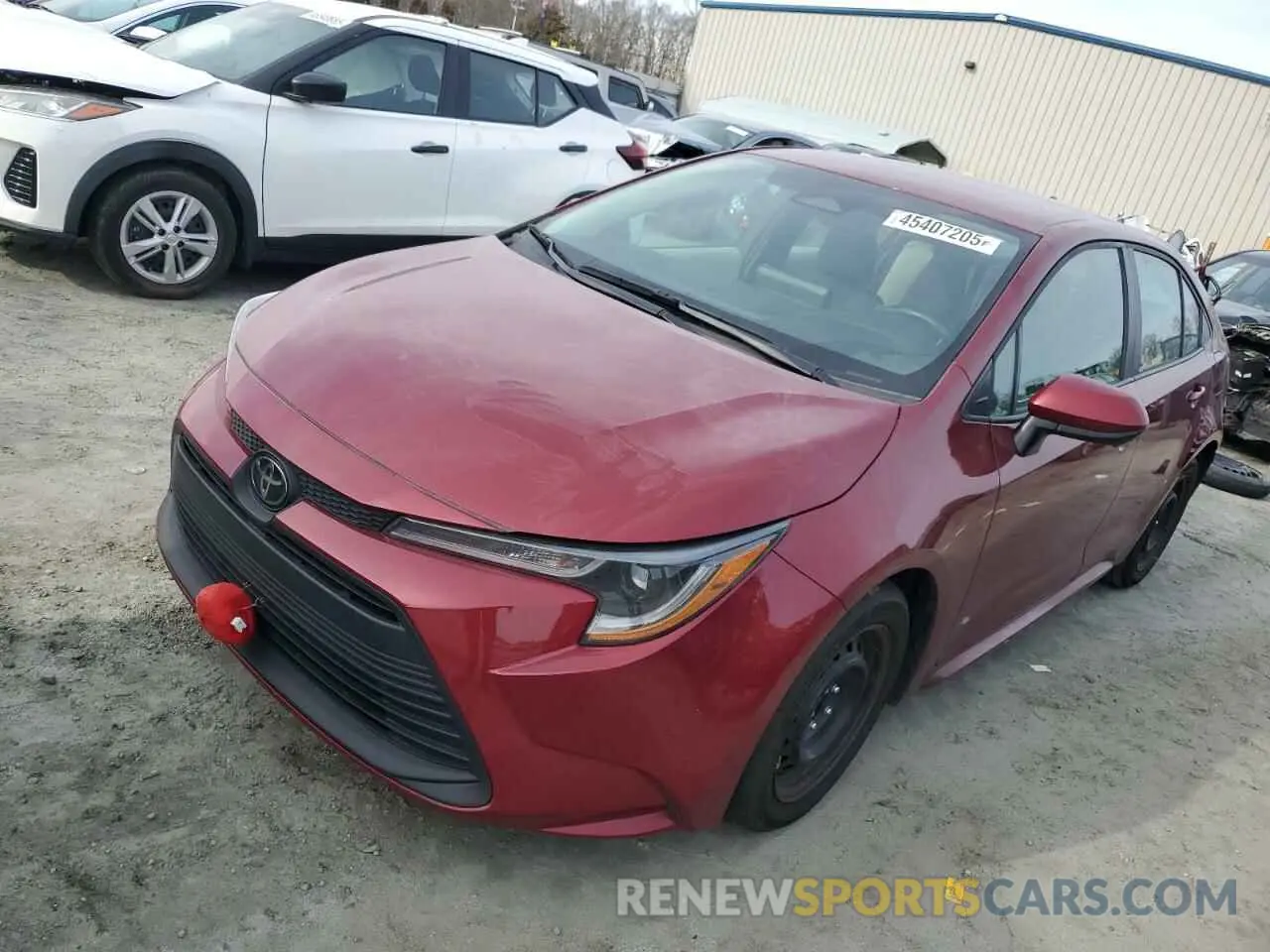 1 Photograph of a damaged car 5YFB4MDE1PP054708 TOYOTA COROLLA 2023