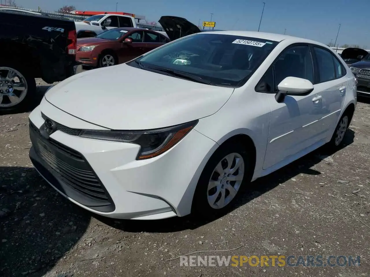 1 Photograph of a damaged car 5YFB4MDE1PP066843 TOYOTA COROLLA 2023