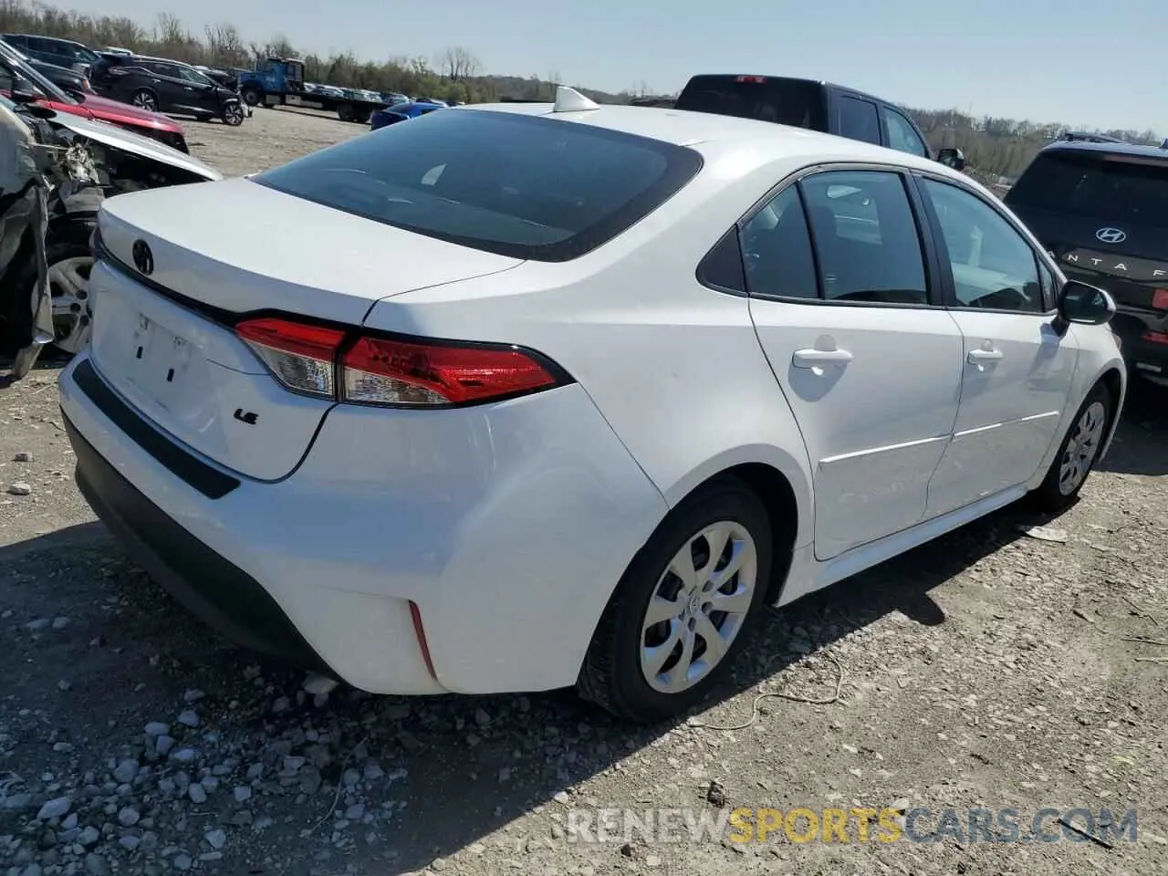 3 Photograph of a damaged car 5YFB4MDE1PP066843 TOYOTA COROLLA 2023