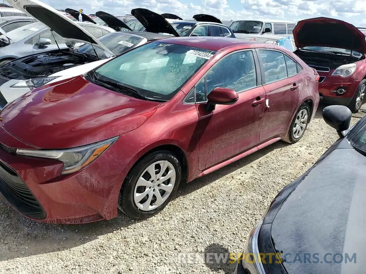 1 Photograph of a damaged car 5YFB4MDE1PP073839 TOYOTA COROLLA 2023