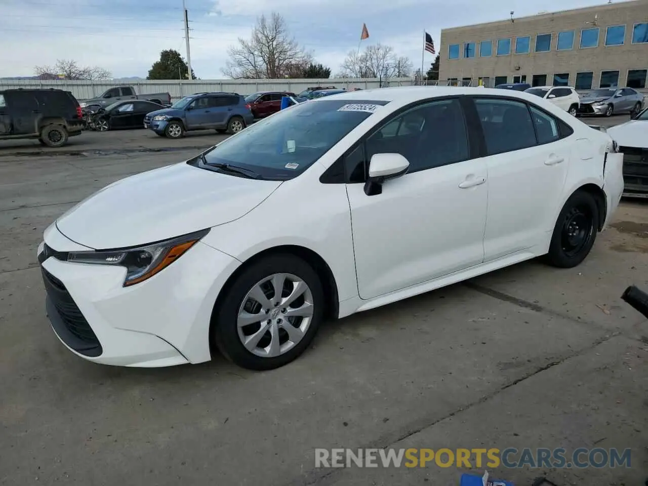 1 Photograph of a damaged car 5YFB4MDE2PP034998 TOYOTA COROLLA 2023