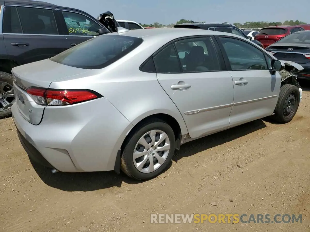 3 Фотография поврежденного автомобиля 5YFB4MDE2PP039229 TOYOTA COROLLA 2023