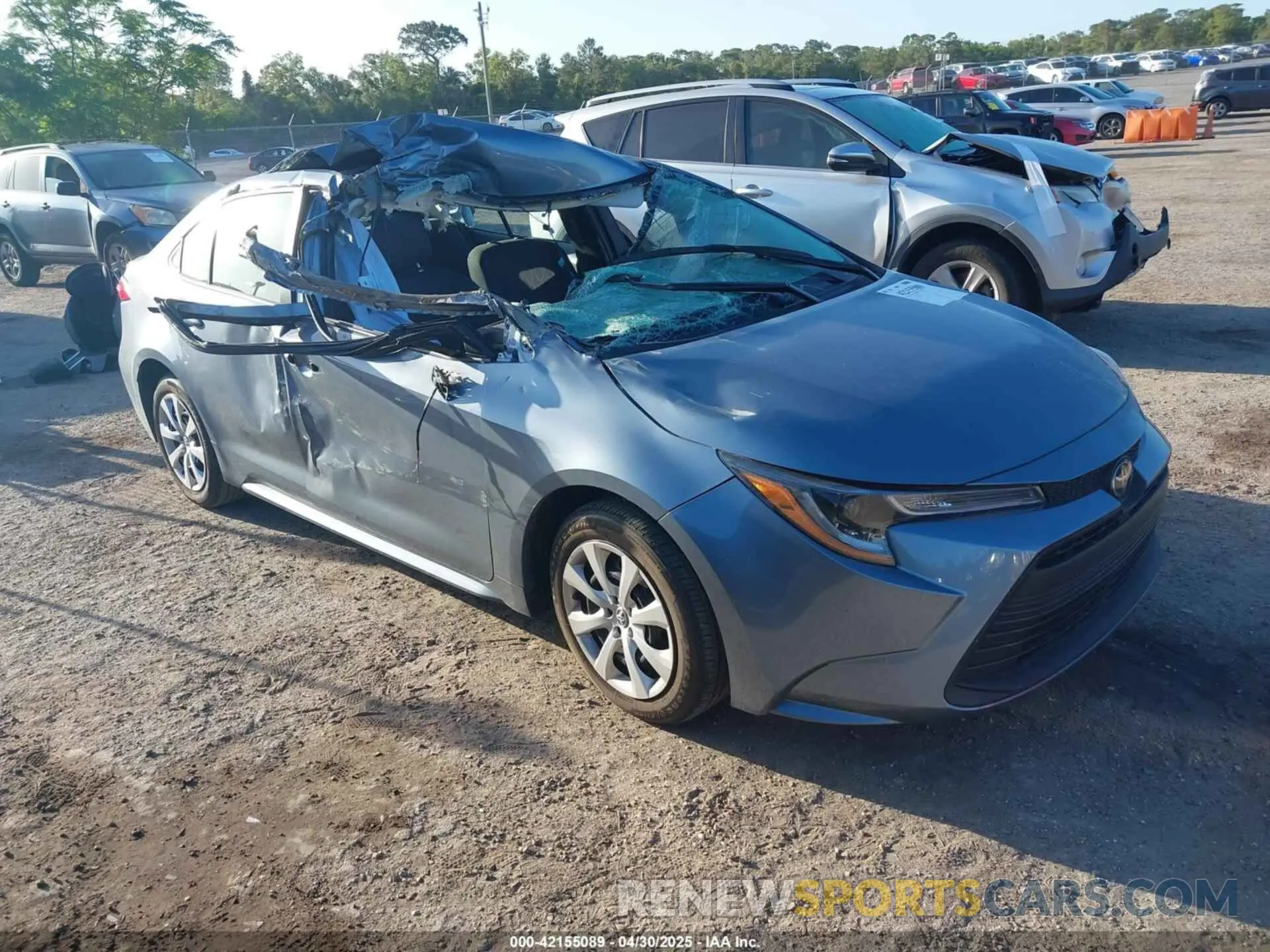 1 Photograph of a damaged car 5YFB4MDE2PP058864 TOYOTA COROLLA 2023