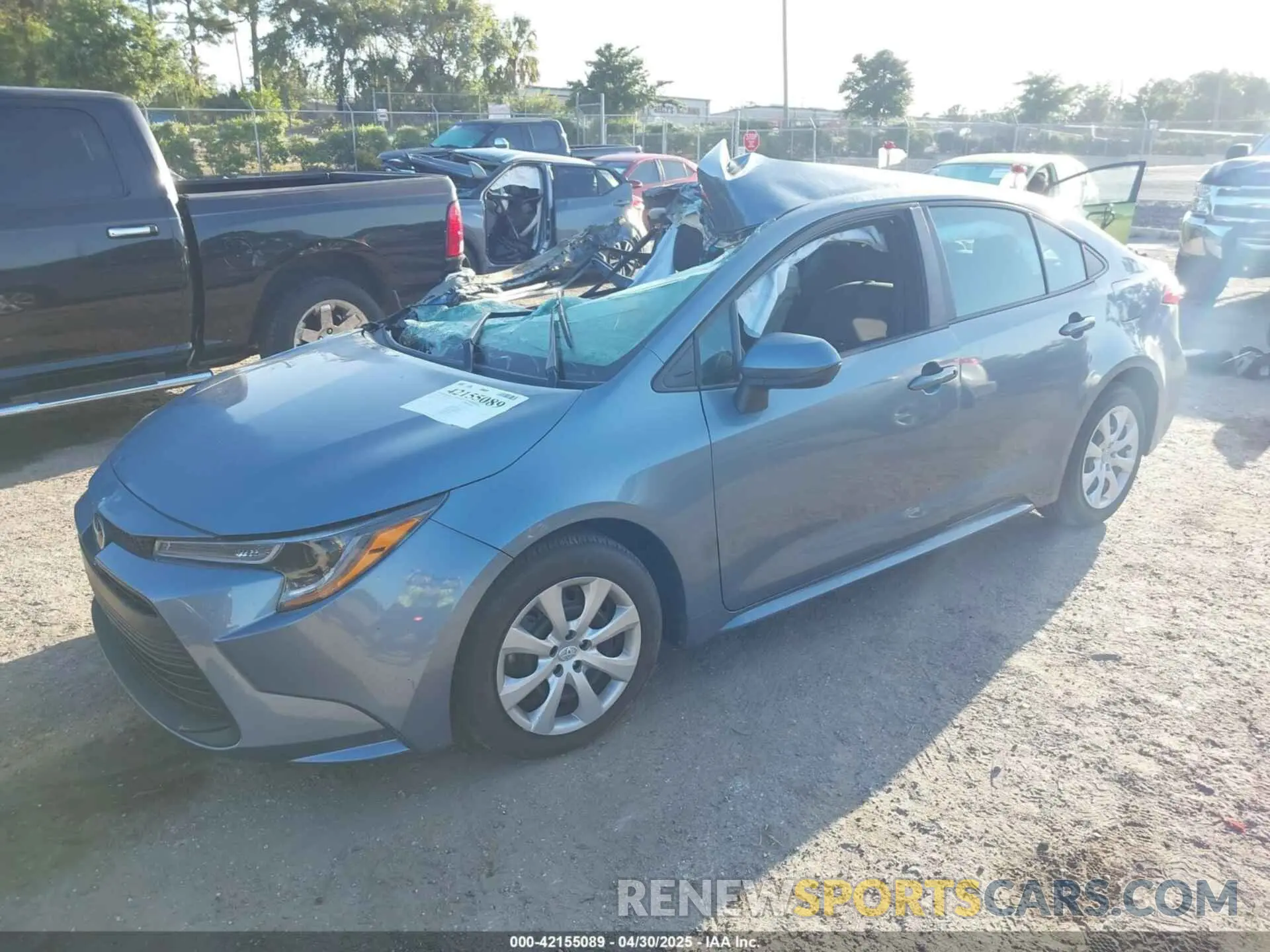 2 Photograph of a damaged car 5YFB4MDE2PP058864 TOYOTA COROLLA 2023