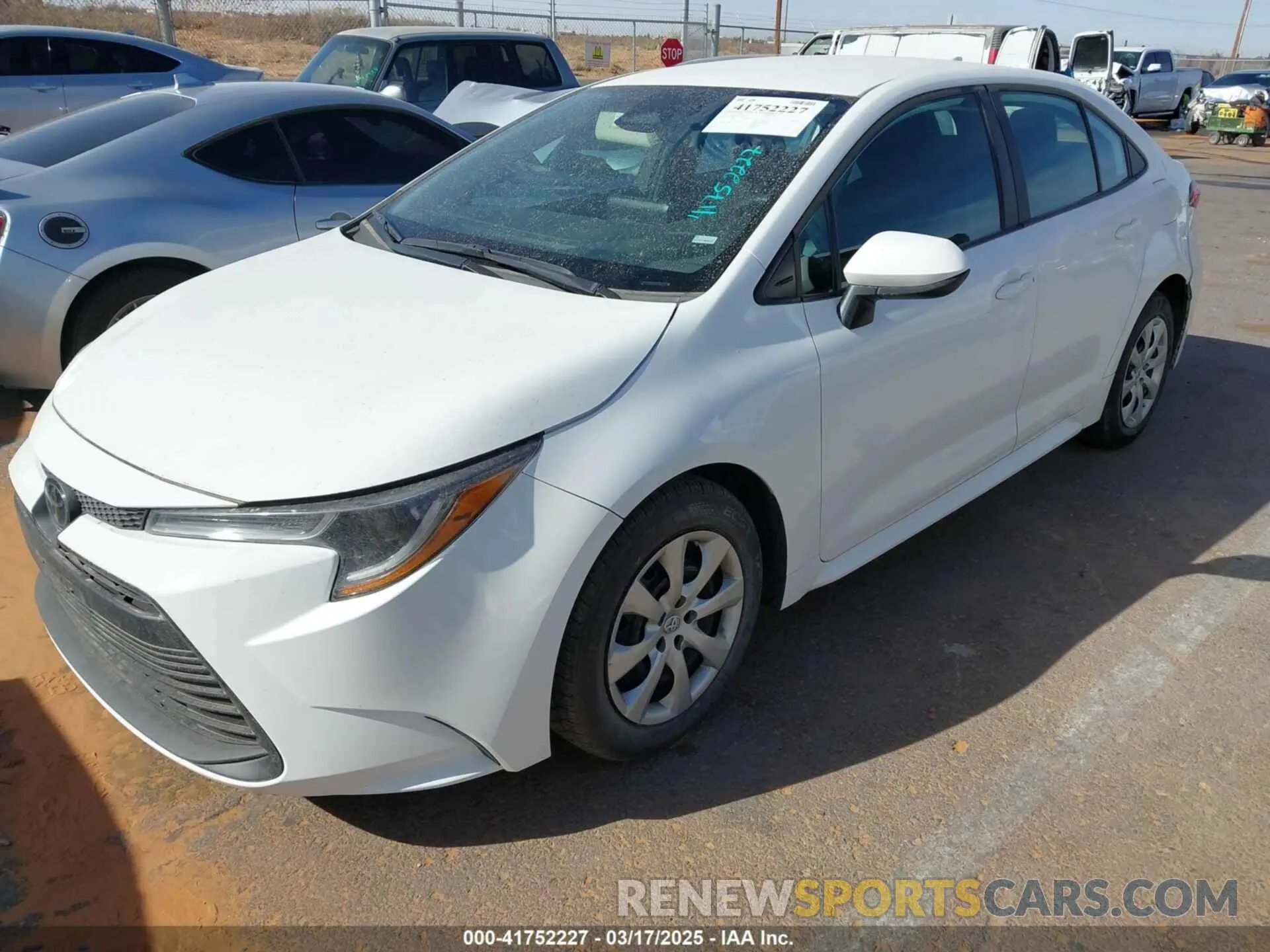 2 Photograph of a damaged car 5YFB4MDE3PP008751 TOYOTA COROLLA 2023