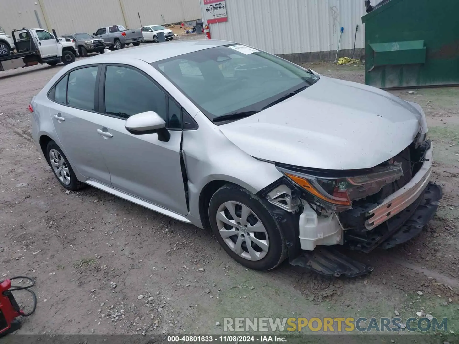 1 Photograph of a damaged car 5YFB4MDE3PP009155 TOYOTA COROLLA 2023