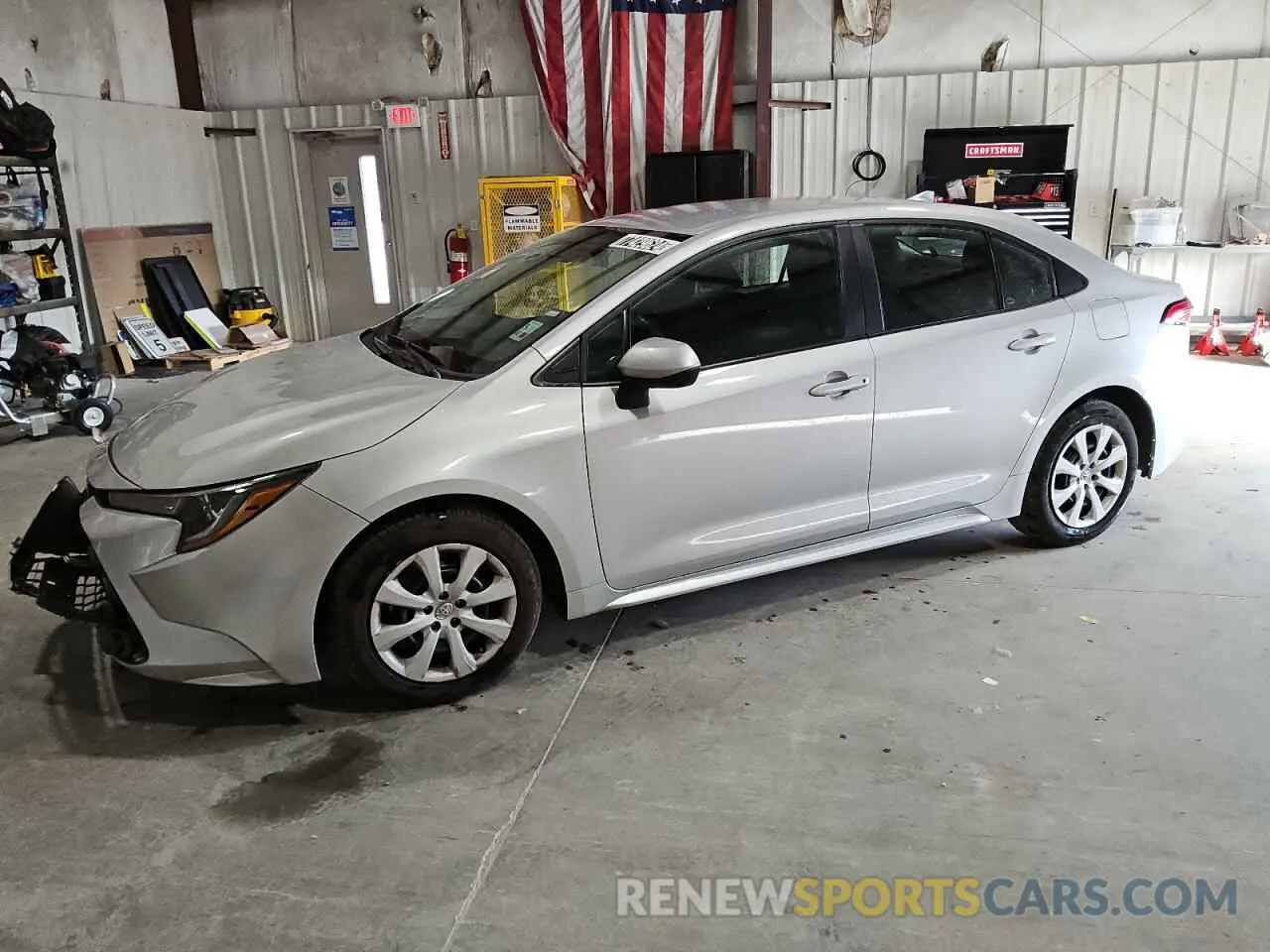 1 Photograph of a damaged car 5YFB4MDE3PP016042 TOYOTA COROLLA 2023