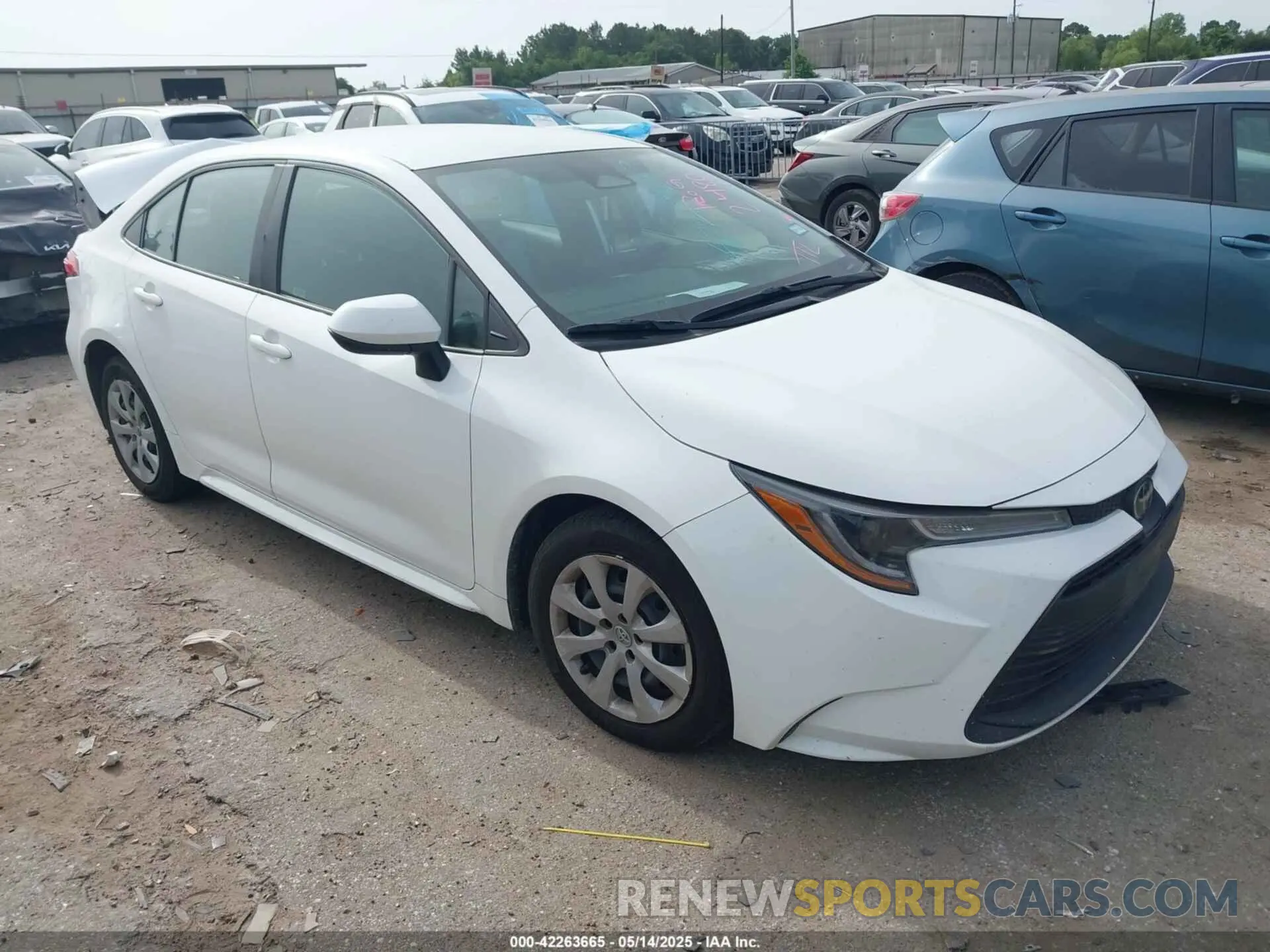 1 Photograph of a damaged car 5YFB4MDE3PP017210 TOYOTA COROLLA 2023