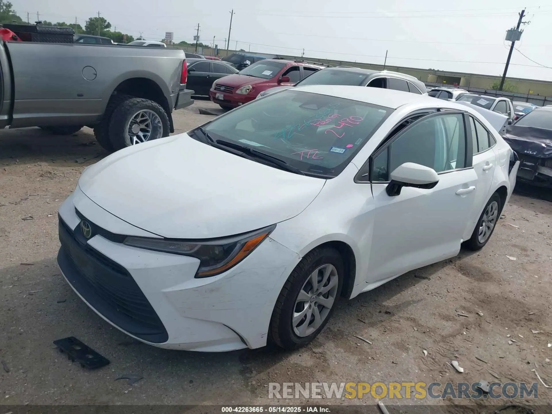 2 Photograph of a damaged car 5YFB4MDE3PP017210 TOYOTA COROLLA 2023