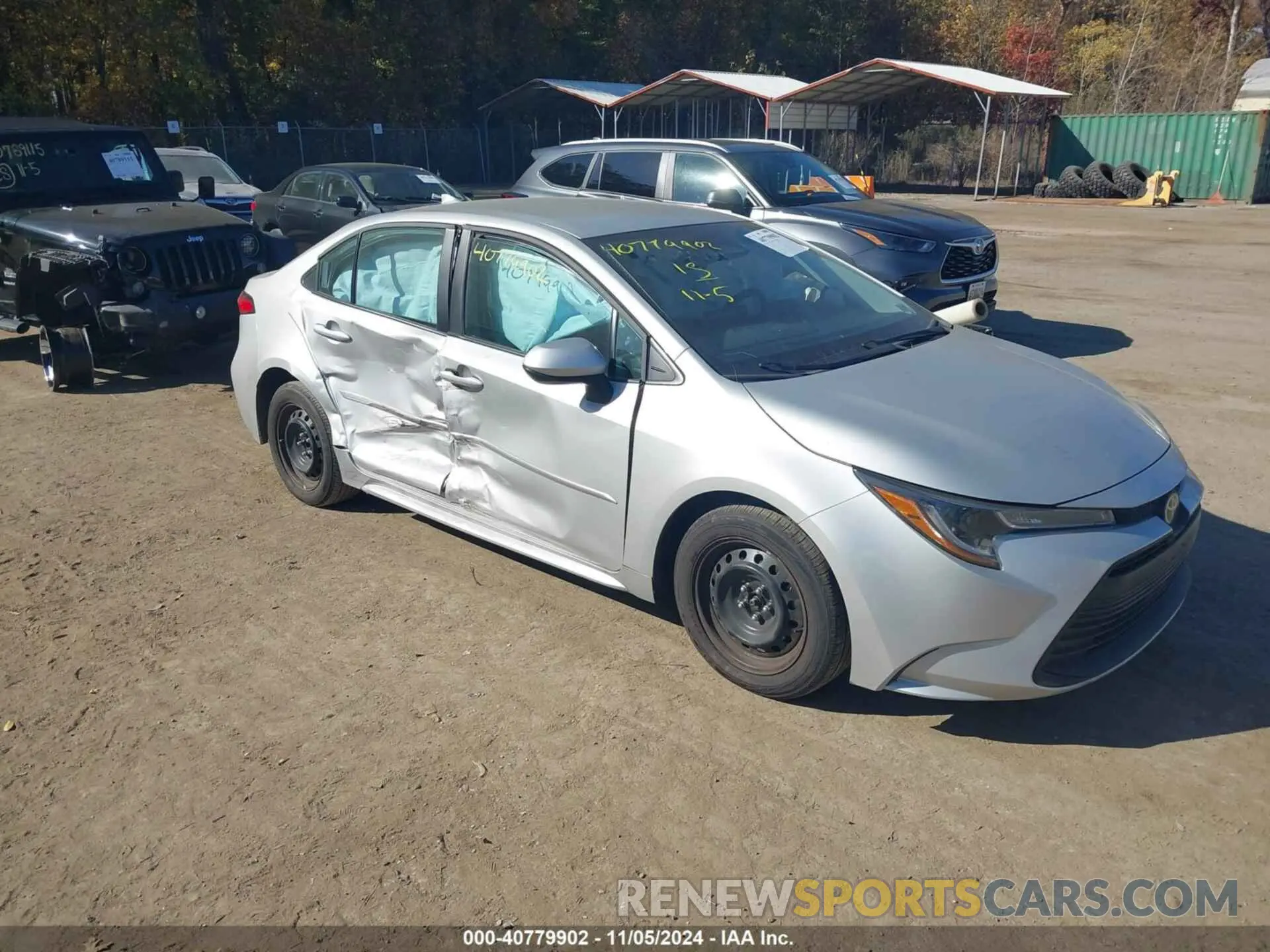 1 Photograph of a damaged car 5YFB4MDE3PP040969 TOYOTA COROLLA 2023