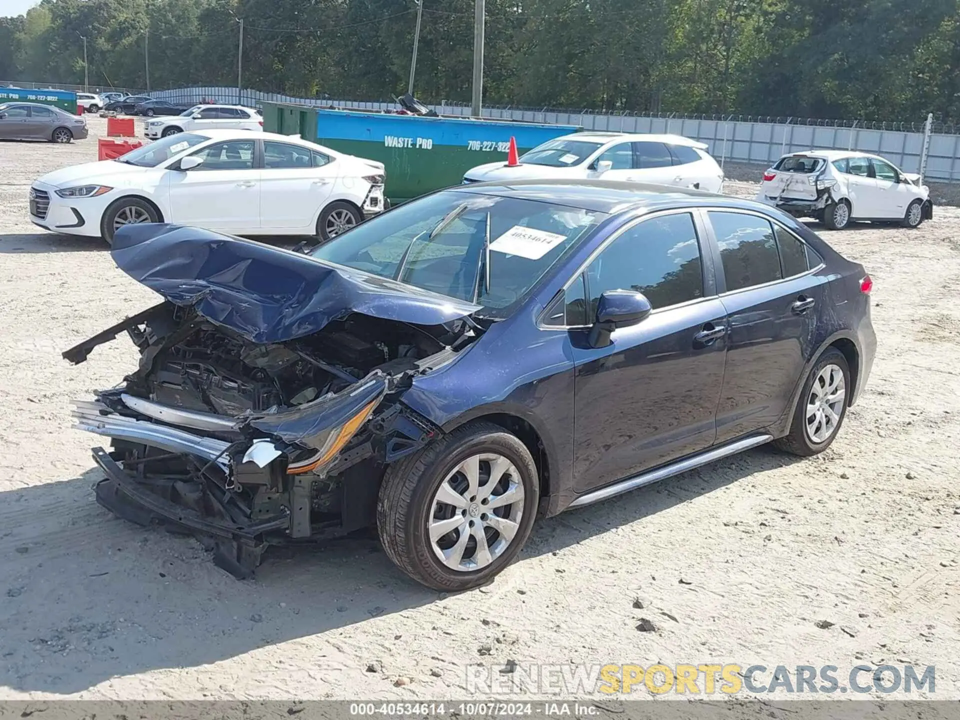 2 Photograph of a damaged car 5YFB4MDE3PP069775 TOYOTA COROLLA 2023