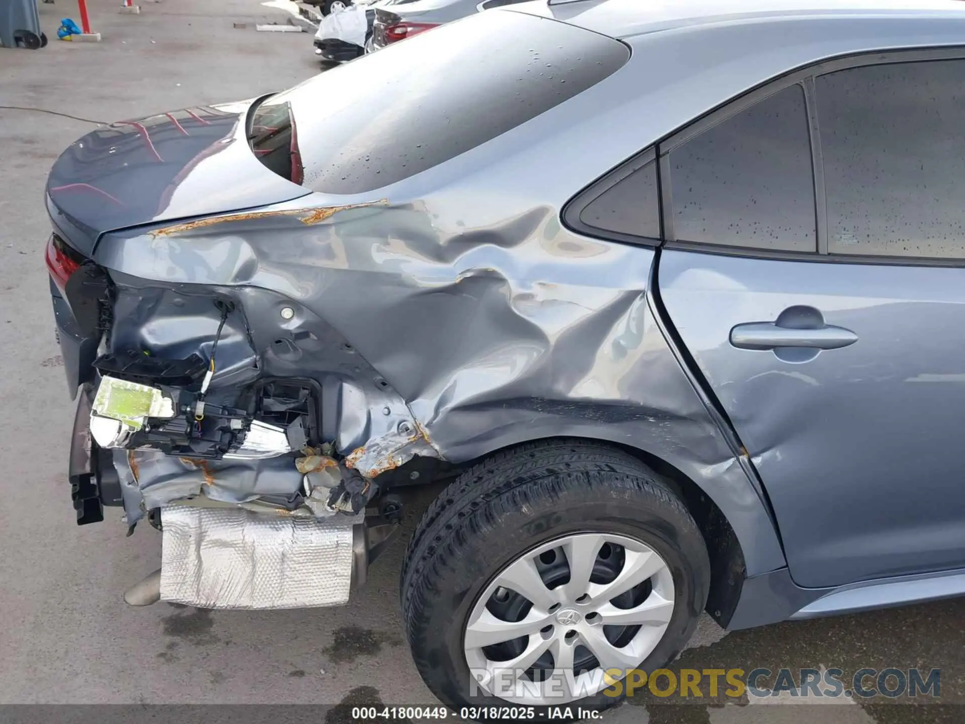 6 Photograph of a damaged car 5YFB4MDE3PP076144 TOYOTA COROLLA 2023
