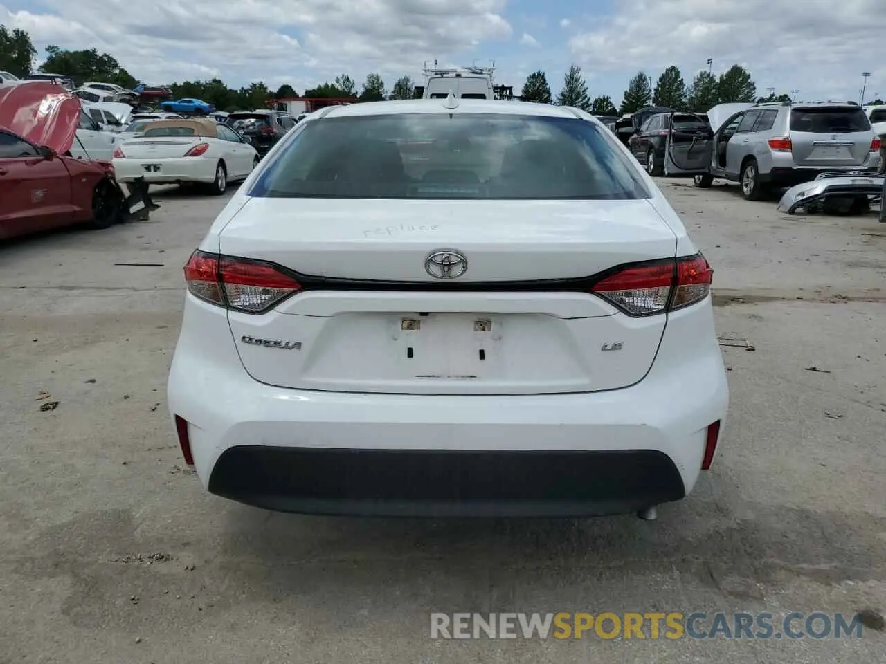 6 Фотография поврежденного автомобиля 5YFB4MDE4PP013358 TOYOTA COROLLA 2023